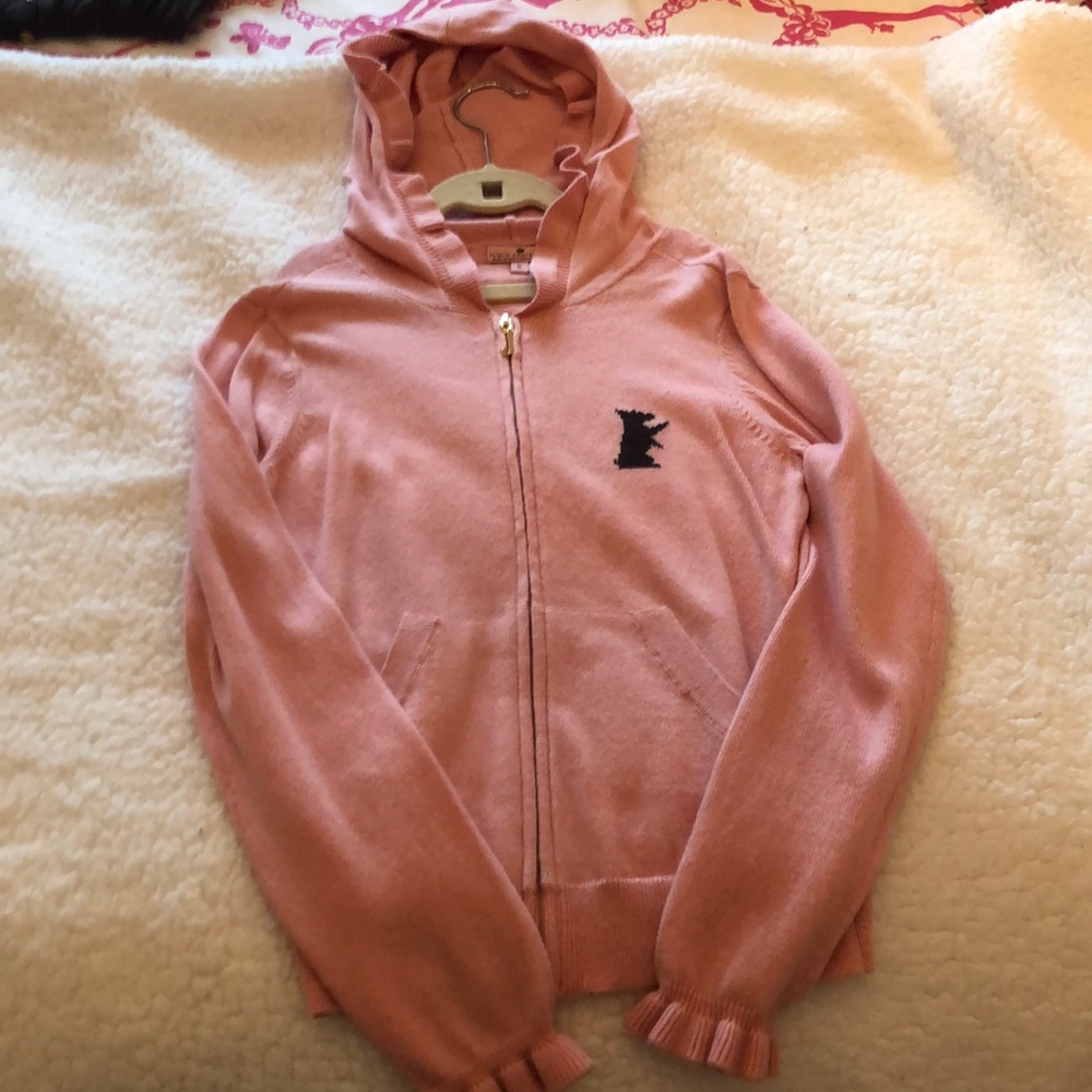 Juicy couture girls kids zip sweater size 8